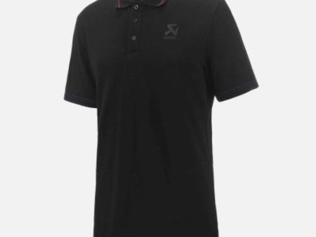 Akrapovic Mens Corpo Polo Black L Fashion