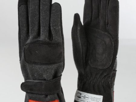 RaceQuip Black 2-Layer SFI-5 Glove Kid - Medium K9 Online Sale