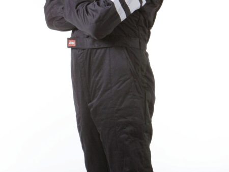 RaceQuip Black SFI-5 Suit - Medium on Sale