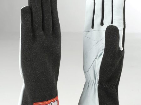 RaceQuip Black Basic Race Glove - Medium Cheap