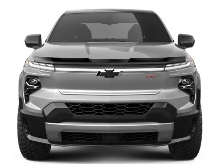 AVS 2024 Chevrolet Silverado EV Aeroskin Low Profile Acrylic Hood Shield - Smoke For Sale