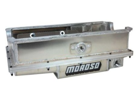 Moroso SBF 351W Energy Mfg 351W 2 Piece External Wet Sump 8in Aluminum Oil Pan For Sale