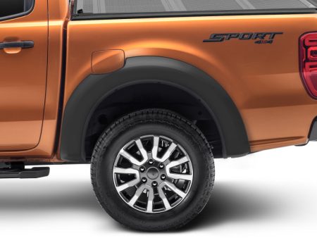 Bushwacker 19-23 Ford Ranger 5ft. Bed Extend-A-Fender Style Flares 2pc - Black Hot on Sale