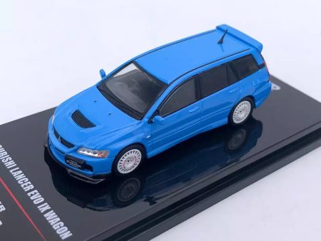 Inno64 Mitsubishi Lancer Evolution IX Wagon Blue on Sale