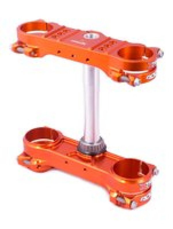 XTrig  13-22 KTM 125-500   GasGas  Husqvarna ROCS Tech Triple Clamp 22 mm. Offset M12 - Orange Online now