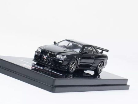 Inno64 Nissan Skyline GT-R R34 V-Spec II Black For Sale