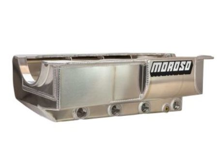 Moroso Mountain Motor Pro Stock CFE 5in Bore Spce DRCE4 Style GM DRCE4 Dry Sump Aluminum Oil Pan For Sale