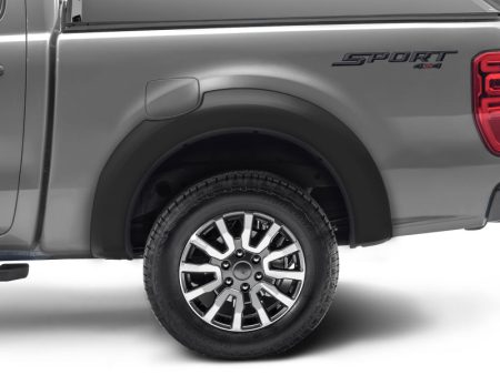 Bushwacker 19-23 Ford Ranger 6ft. Bed Extend-A-Fender Style Flares 2pc - Black Cheap