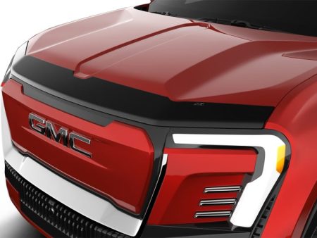 AVS 2024 GMC Sierra EV Aeroskin Low Profile Acrylic Hood Shield - Smoke Discount