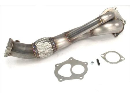 ETS Recirculated Downpipe | 2008-2015 Mitsubishi Evo X (100-10-EXH-001) Supply