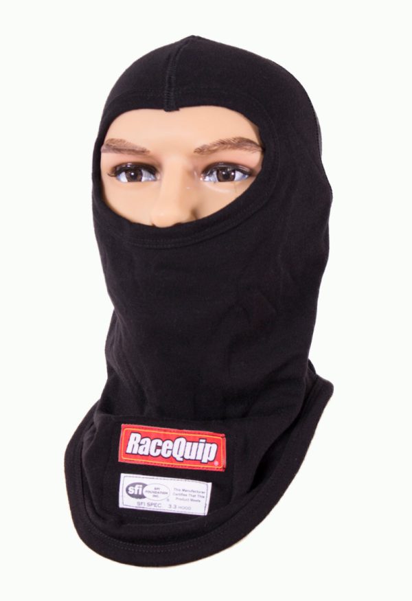 RaceQuip Black SFI 3.3 Fr Two Layer Hood Sale