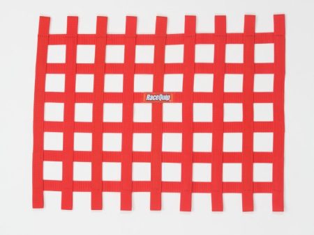 RaceQuip Red Ribbon Window Net on Sale