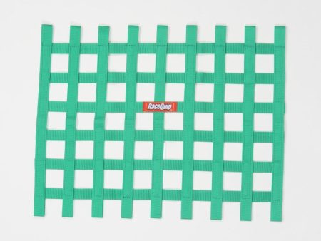 RaceQuip Green Ribbon Window Net Cheap