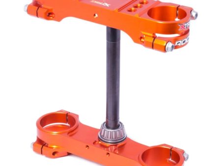 XTrig 03-23 KTM 105 SX  85 SX ROCS Tech Clamp Offset 14 mm. - Orange Online