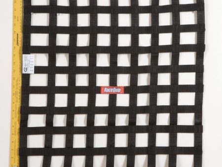 RaceQuip Black 24 X 24 SFI Ribbon Net Discount