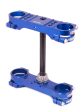 XTrig 03-19 Husqvarna TC 105 85  KTM 85-105 SX ROCS Tech Triple Clamp 14 mm. Offset M12 - Blue For Cheap