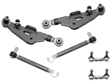 A PEXi - EXV Front Adjustable Lower Control Arm + Stabilizer End Link (Pillow Ball) - Nissan 240SX (S14)   Silvia (S15) Online Hot Sale