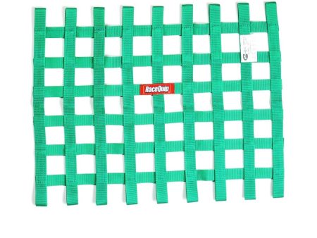 RaceQuip Green SFI Ribbon Window Net Supply