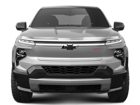 AVS 2024 Chevrolet Silverado EV Aeroskin Low Profile Hood Shield - Chrome For Cheap