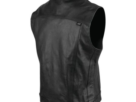 Speed and Strength Band Of Brothers Leather Vest Black Xl For Discount