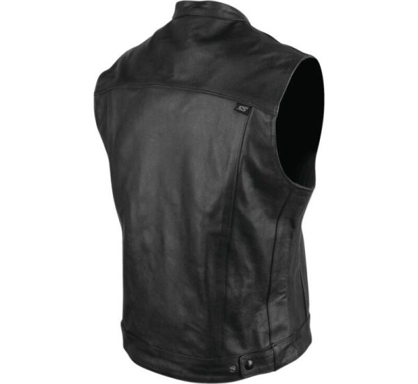 Speed and Strength Band Of Brothers Leather Vest Black Xl For Discount