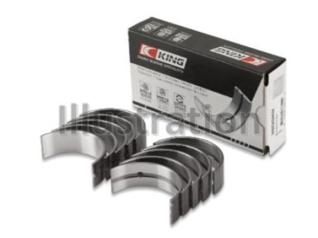 King Toyota 1AZFE 2AZFE (Size 1.0) Main Bearings Set of 5 For Discount