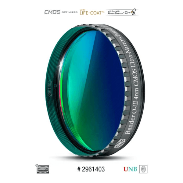 Baader 4nm O-III filter CMOS-optimized - OPEN BOX (BAA-FCOIIIMSU-2 - OPEN) Supply