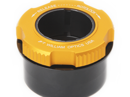 William Optics 2  to 1.25  RotoLock Eyepiece Adapter - Gold (F-ROTO-A2-125GDII) Cheap