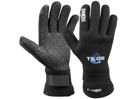 Tilos 5mm Forte Titanium Coated Neoprene Velcro Gloves Online Sale