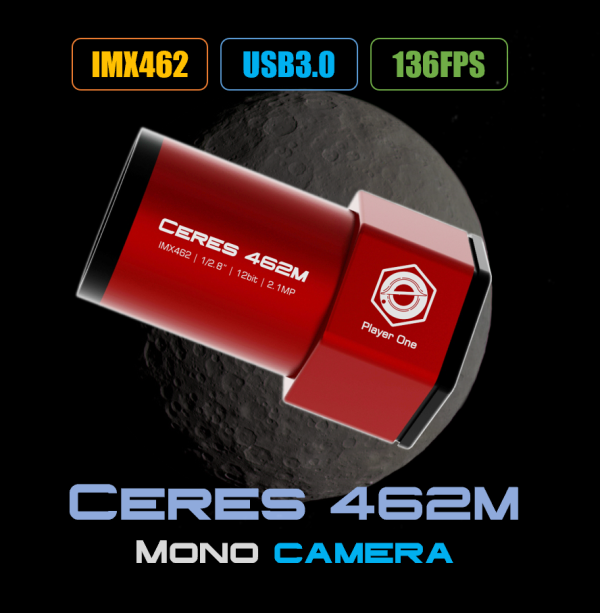 Player One Ceres 462M (IMX462) Mono Camera (Ceres-462M) Online now